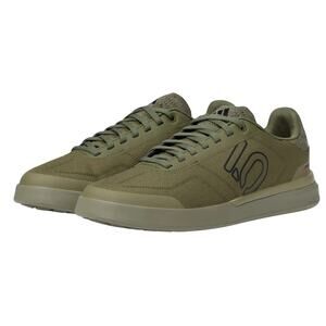 Five Ten Mens Sleuth DLX Canvas Sneakers US 8 Fr 41 1/3 Green Leather NIB
